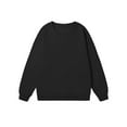 thumbnail image 1 of FRSASU Men's Round Neck Simple Casual Cotton Top Solid Color Casual Loose Classic Pullover Black, 1 of 2