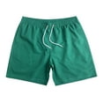 thumbnail image 1 of FRSASU Men's Running Shorts Quick Dry Solid Color Sport Athletic Workout Gym Shorts with Pockets Army Green, 1 of 7