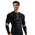 thumbnail image 1 of FRSASU Men's Ski thermal Base Layer Set Quick Dry Compression Underwear Running Moisture Wicking Winter Base Layer Gray, 1 of 5