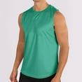 thumbnail image 1 of FRSASU Men's Sleeveless Shirts Quick Dry Tank Tops Sun Protection Athletic Gym Workout Muscle Shirts Sky Blue, 1 of 5