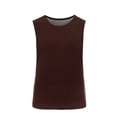 thumbnail image 1 of FRSASU Men's Sleeveless Tank Tops Loose Leisure Athletic Workout Running Muscle Shirts Summer Gym Bodybuilding T-Shirts Coffee, 1 of 9