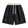thumbnail image 1 of FRSASU Men's Summer Running Shorts Elastic Waist Drawstring Lightweight Breathable Athletic Workout Gym Shorts with Pockets Black, 1 of 7
