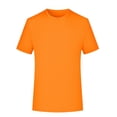 thumbnail image 1 of FRSASU Men's T-Shirt Short Sleeve Lightweight Crew Neck T-Shirt Casual Summer Classic Basic Cooling Tee Shirts Orange, 1 of 6