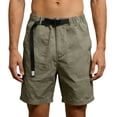 thumbnail image 1 of FRSASU Men's Work Cargo Shorts Lightweight Elastic Waist Belted Cargo Pockets Beach Casual Outdoor Work Wear Shorts for Men Green, 1 of 9