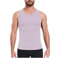 thumbnail image 1 of FRSASU Men's Workout Tank Tops Sleeveless Undershirt Breathable Muscle Athletic Gym Running Beach Tanks Pink, 1 of 5