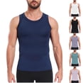 thumbnail image 1 of FRSASU Men's Workout Tank Tops Sleeveless Undershirt Breathable Muscle Athletic Gym Running Beach Tanks White, 1 of 9