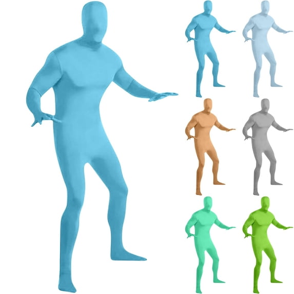 FRSASU Men's and Women's Bodysuit Jumpsuit Costume Stretchy Spandex Unitard Cosplay Full Body Suit Zentai Skin Suit Mint Green