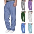 thumbnail image 1 of FRSASU Mens Active Athletic Workout Baggy Jogger Sweatpants for Men with Pockets and Drawstring Purple, 1 of 6