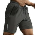 thumbnail image 1 of FRSASU Mens Athletic Shorts 5 Inch Quick Dry Gym Workout Shorts Men Lightweight Sports Running Shorts with Zipper Pockets Gray, 1 of 8