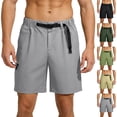 thumbnail image 1 of FRSASU Mens Casual Twill Cargo Shorts Cotton Drawstring Classic Cargo Stretch Short with Multi Pockets Khaki, 1 of 9