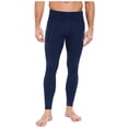 thumbnail image 1 of FRSASU Mens Compression Pants Running Tights Pockets Sports Leggings Workout Cycling Athletic thermal Navy, 1 of 5