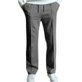 thumbnail image 1 of FRSASU Mens Elastic Waist Drawstring Sweatpants, Straight Leg Open Bottom Lounge Sweat Pants for Men Dark Gray, 1 of 2