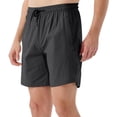 thumbnail image 1 of FRSASU Mens Gym Workout Shorts Shorts Summer Running Light Solid Color Quick Dry Sport Shorts Gym Training Shorts for Men Dark Gray, 1 of 7
