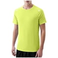 thumbnail image 1 of FRSASU Mens Lightweight Athletic T-Shirt Quick Dry Stretch Crew Neck Short Sleeve Running Workout Gym Tee Shirt Green, 1 of 6