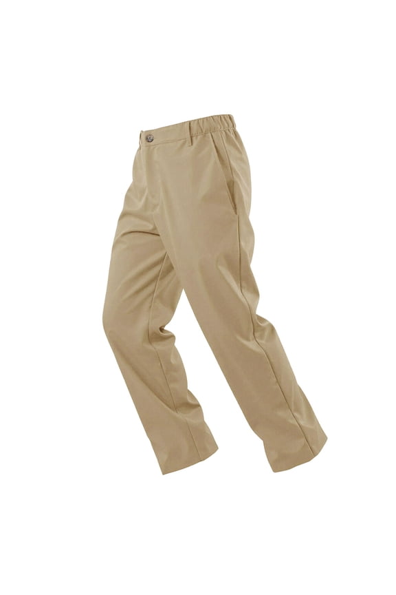 Mens Lightweight Cargo Pants Quick-Dry Waterproof Stretch Travel Pants with Multi Pockets for Outdoor Activity Khaki