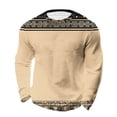 thumbnail image 1 of FRSASU Mens Shirts Spring Long Sleeve Crewneck Tops Casual Ethnic Retro Print Pullover Shirt Multicolor-F, 1 of 3