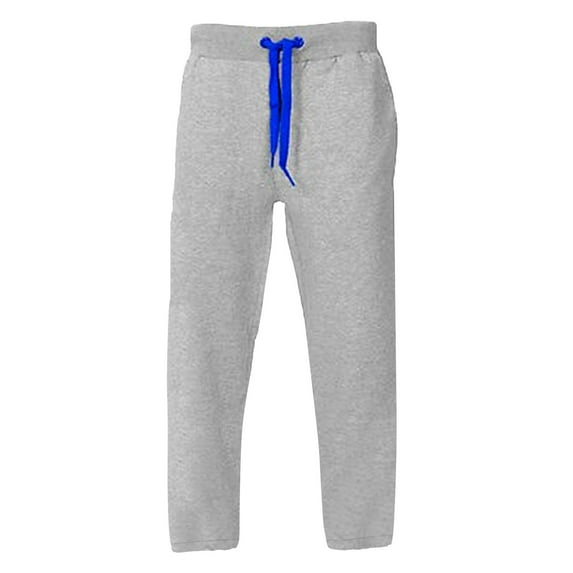 FRSASU Mens Sweatpants Joggers for Men Drawstring elastic waistband Loose fashion casual Fit Athletic Pants for Running long pants Gray
