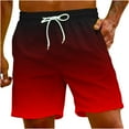 thumbnail image 1 of FRSASU Mens Swim Trunks Quick Dry Board Shorts Breathable Fit Print Beach Shorts Swimwear Bathing Suits Red, 1 of 9