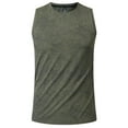 thumbnail image 1 of FRSASU Mens Tank Tops Beach Swim Undershirts Summer Mesh Breathable Quick Dry Sleeveless Shirts Army Green, 1 of 8