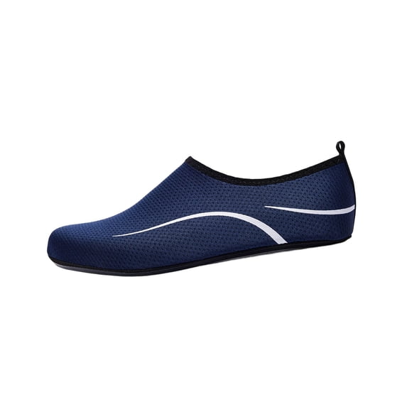 FRSASU Quick drying Men's Water Shoes Lightweight, Water Soft Beach Summer Anti-slip Casual Quick-Dry Sneakers Blue