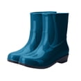 thumbnail image 1 of FRSASU Rain Boots for Women Waterproof Wide Width Ankle Rainboots Comfortable Anti-Slip Rubber Mid Calf Booties Green, 1 of 9