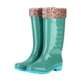 thumbnail image 1 of FRSASU Shoes Adult High-top Non-slip and Rain with Velvet and Wear-resistant Green 8.5(40), 1 of 1