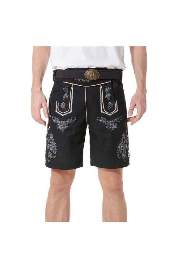 Shorts for Men German Oktoberfest Beer Pants Oktoberfest Clothing House Gift Black