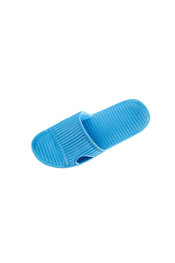 Shower Slippers for Women Lightweight Anti-slip Pool Slipper Round Toe Quick Drying Slide House Cloud Pillow Slippers Sky Blue