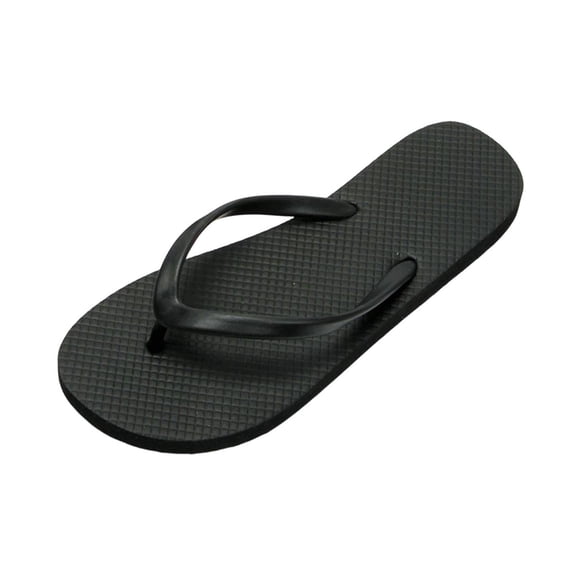 FRSASU Slim Flip Flops for Women&Men Lightweight Unsexi Shower Slipper Basic Thongs Rubber Soft Slide Slip-on Slippers Black