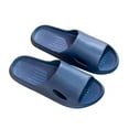 thumbnail image 1 of FRSASU Slippers Non-slip soft bottom bathroom household lightweight slippers Non-slip soft bottom bathroom household lightweight slippers Dark Blue 9(42-43), 1 of 3