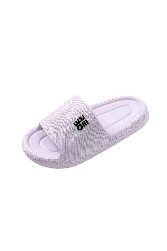 Slippers for Women and Men Non-Slip EVA Shower Slides Shoes Comfort Cloud House Sandals Thick Sole Slippers Purple