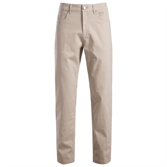 FRSASU Stretch Work Dress Pants for Men Slim-Straight Cotton Golf Pants Casual Lightweight Comfy Trousers with Pockets Beige