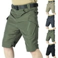 thumbnail image 1 of FRSASU Summer Mens Cargo Shorts Quick Dry Tactical Short Pants,Outdoor Hunting Fishing Work Shorts with Multi Pockets(No Belt) Khaki, 1 of 5