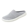 thumbnail image 1 of FRSASU Summer Shoes for Women,Women'S Shoes Breathable Slip-On Mesh Outdoor Leisure Sneakers Gray 6(36), 1 of 3