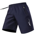 thumbnail image 1 of FRSASU Sweat Shorts for Men Casual Lightweight Stretch Sport Short Drawstring Golf Running Gym Swim Trunks with Pocket Blue, 1 of 6
