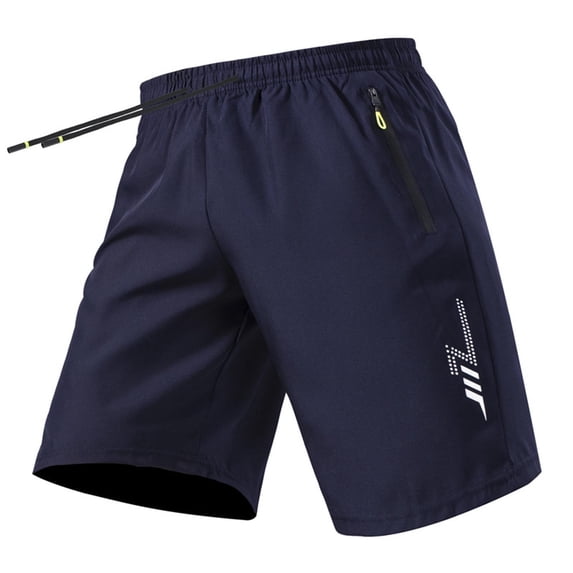 FRSASU Sweat Shorts for Men Casual Lightweight Stretch Sport Short Drawstring Golf Running Gym Swim Trunks with Pocket Blue