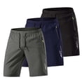 thumbnail image 1 of FRSASU Sweat Shorts for Men Casual Lightweight Stretch Sport Short Drawstring Golf Running Gym Swim Trunks with Pocket Gray, 1 of 9