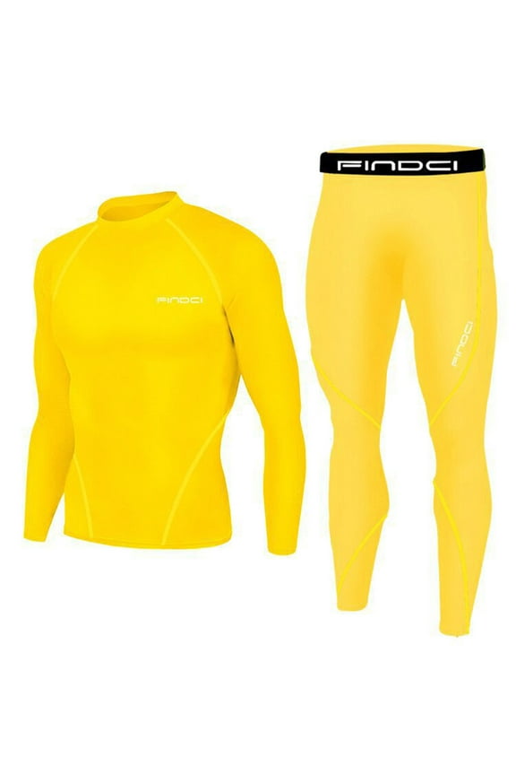 Sweat Suits for Men, Quick-Drying Fitness Training Sports Suit, Fashion Casual Jogging Track Two-Piece Set Basketball Equipment, Morning Running Training Suit Yellow