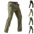 thumbnail image 1 of FRSASU Men's Lightweight Hiking Cargo Pants Quick Dry Travel Climbing Camping Fishing Mens Work Pants Outdoor Khaki, 1 of 5