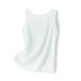 thumbnail image 1 of FRSASU Tank Tops for Women Solid Color Comfy Casual Sleeveless Summer T Shirts Loose Crewneck Camisole Vest White XL(XL), 1 of 5