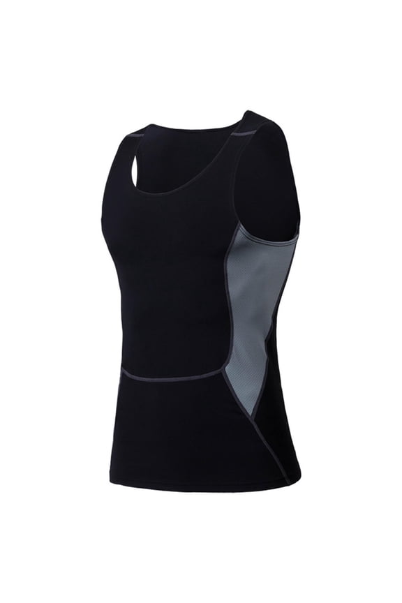 Tanks Tops for Men Bike Base Layer Sleeveless Cycling Jersey Breathable Bicycle Undershirt Black