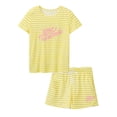 thumbnail image 1 of FRSASU Toddler Baby Boy Summer Outfit Short Sleeve Letter Print T Shirt Top and Casual Shorts Set Cute Infant Newborn Clothes Yellow 13 Years, 1 of 4