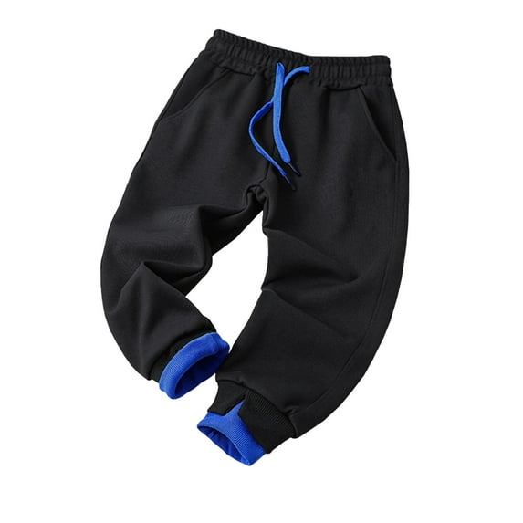 FRSASU Toddler Babys Candy Color Solid Color Leggings Casual Kids Sports Pants Black 9T(9-10 Years)