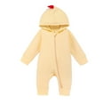 thumbnail image 1 of FRSASU Toddler Kids Boy Zipper Long Sleeve Dinosaur Siamese Climbing Romper, 1 of 7