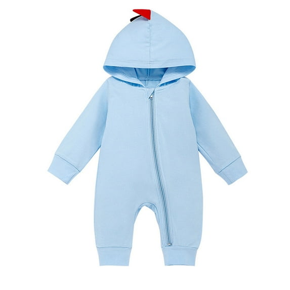 FRSASU Toddler Kids Boy Zipper Long Sleeve Dinosaur Siamese Climbing Romper