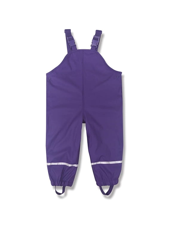 Toddler Kidss Rain Dungarees Windproof Mud Jumpsuit Clothes G 140(6-8 Years)