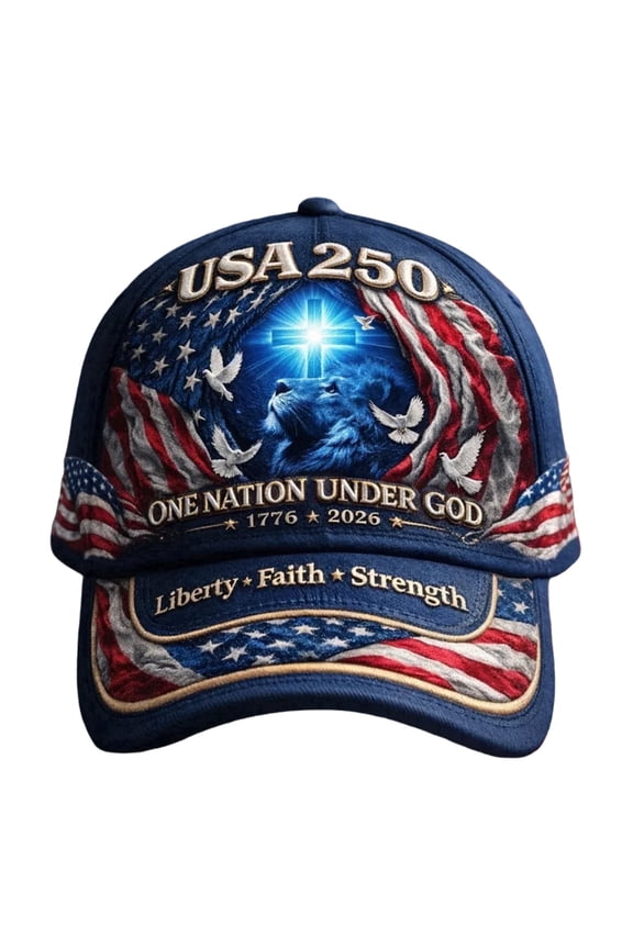 United States 250 Anniversary USA Hat, 1776-2026 Adjustable Embroidered Patriotic Hats 250 American Baseball Caps for Men Women