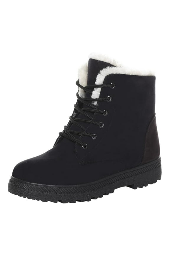 Women Boots ,Snow Boots Flat-Heel Autumn and Winter Plus Size Cotton Short Women'S Boots