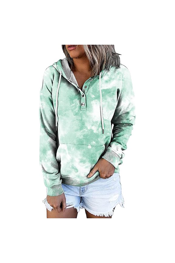 Women'S Plus Size Top,Cowl Neck Pullover Hoodies Long Sleeve Print Sweatshirts Sweaters Drawstring Tops