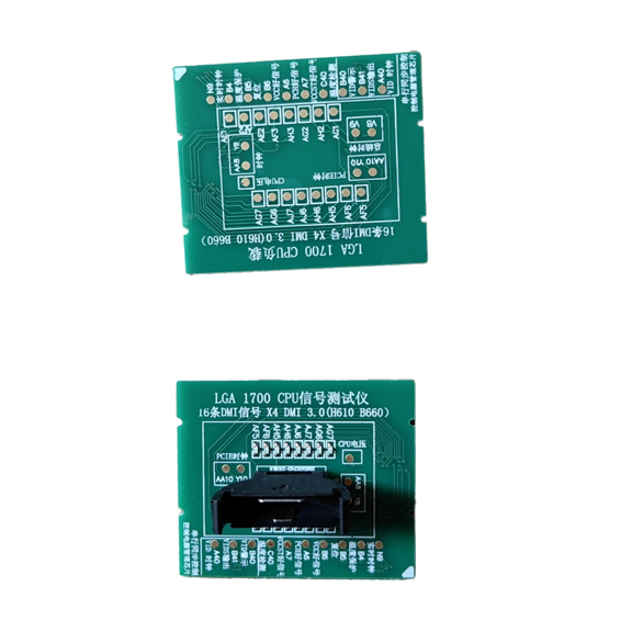 Desktop LGA1700 CPU Socket Tester Diagnostic Analyzer Dummy Load Fake Load with LED Indicator for Motherboard Repair